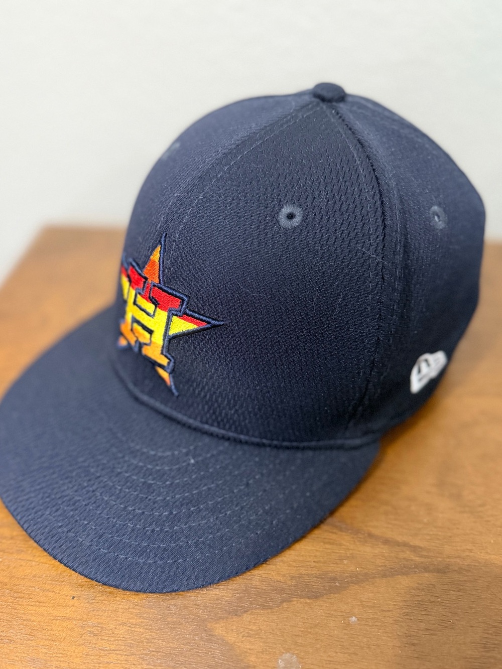 New Era Mens Fitted Navy Cap with Houston Astros Star Logo Size 7 NWOT